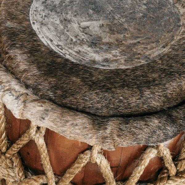 Atabaque 75 cm - corde du sisal, avec pied Mestre Negao A161075