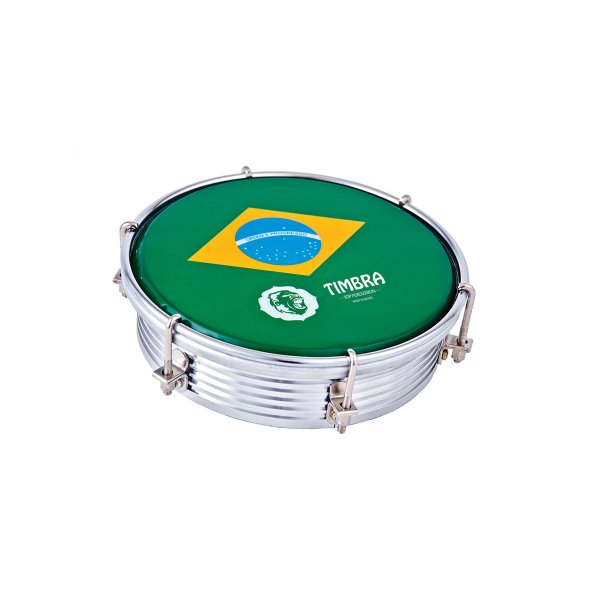 Tamborim Brazil 6'' Alu silber, 6 Haken Timbra APR0035
