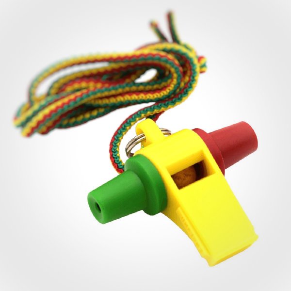 Apito Samba whistle, plastic - multicoloured ACME A554120