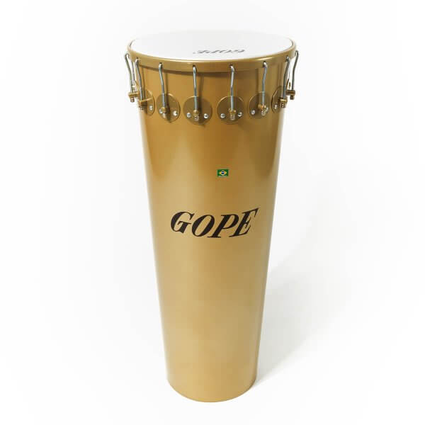 Timbal 14'' x 90cm - aluminio, oro, 16 ganchos Gope A374061