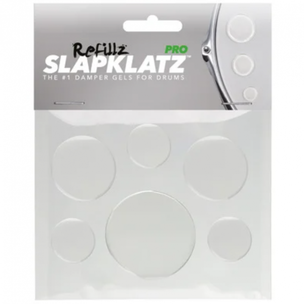 Caixa u. Snare SLAP Refillz 12 damper gel pads, transparent Slapklatz A524030