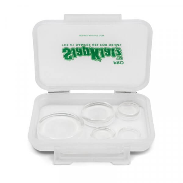 Caixa & Snare Almohadillas de gel - caja de 10, transparente Slapklatz A524020