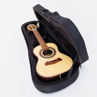 Cavaquinho Luthier electrico - breites Griffbrett, mit Semi-Case