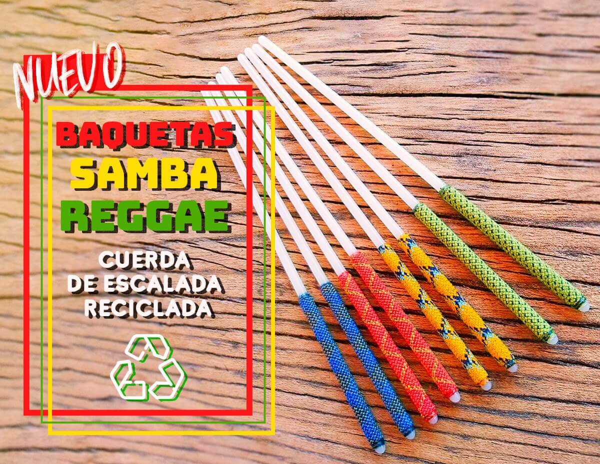 Reciclado Baquetas Repinique Con Mango De Cuerda Kalango Brazilian Instruments English
